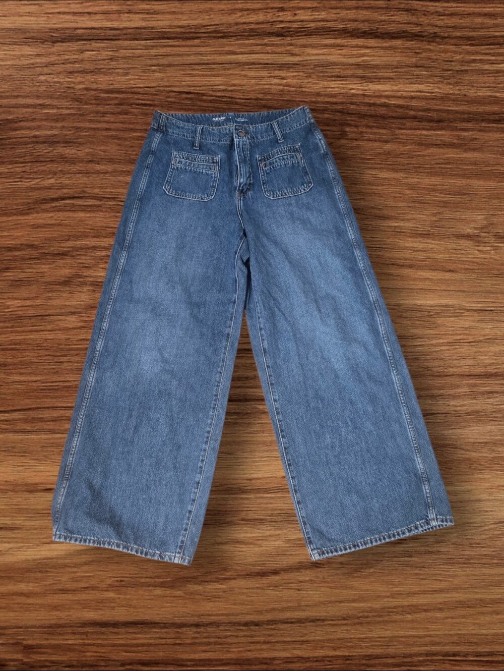 Old Navy High Rise Baggy Wide-Leg Denim Jeans